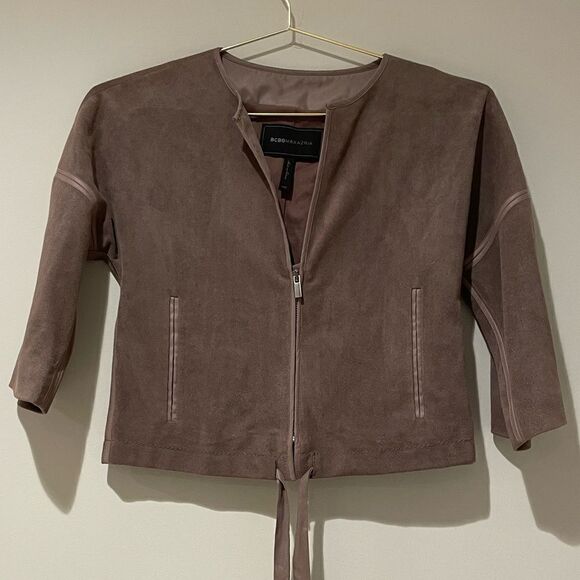 EUC BCBG Max Azria Emil Jacket in Grey Dusk Sz. XXS - Picture 7 of 8